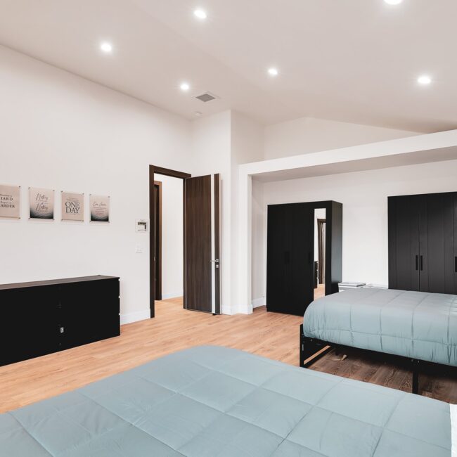 bedroom - california drug alcohol rehab center - higher vision wellness center